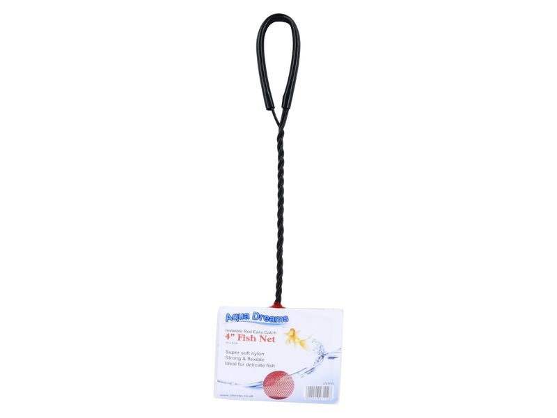 4" INVISIBLE RED NET