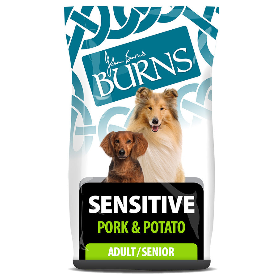 Burns Sensitive Pork Dry Dog Food 2kg