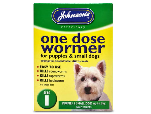 EASY ONE DOSE DOG WORMER SIZE 1