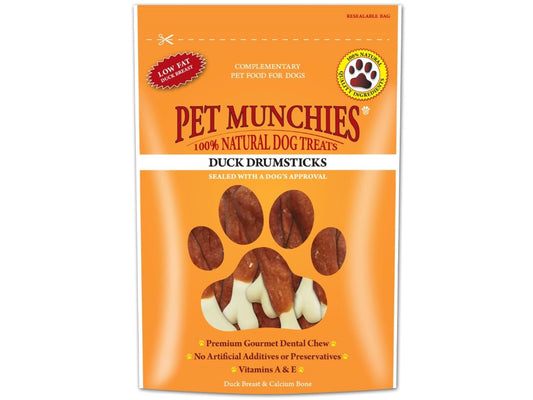 Pet Munchies Duck Dumbells 80g