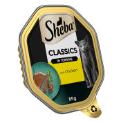 SHEBA Classics Cat Tray with Chicken in Terrine 85g