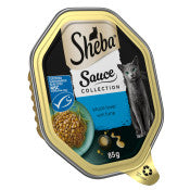 SHEBA Sauce Collection Cat Tray with Tuna 85g