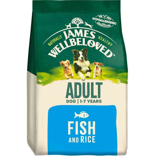 James Wellbeloved Adult Dog Food Fish & Rice 2kg