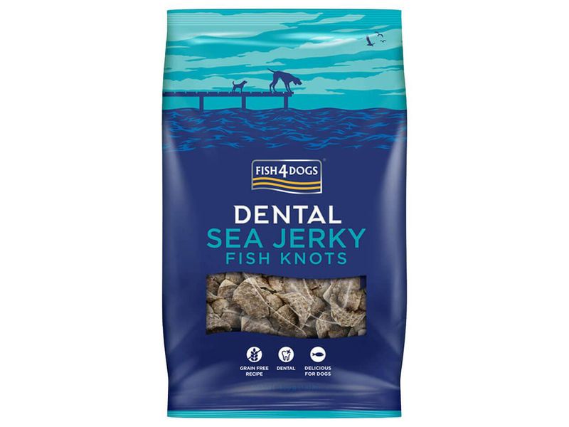 Fish4dogs Sea Jerky Fish Knots 100g